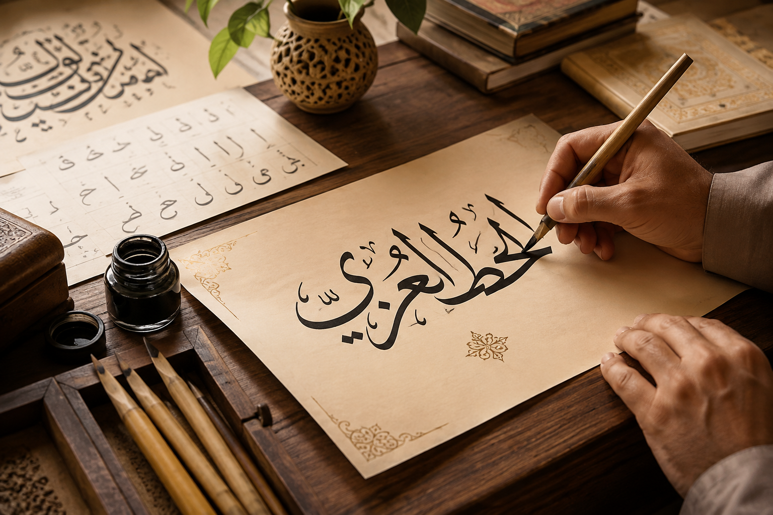 A Calligraphy Workshop's cover image